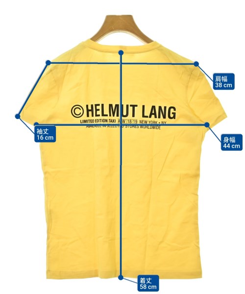 HELMUT LANG（ヘルムートラング）Tシャツ・カットソー 黄 サイズ:S レディース/2200688942045