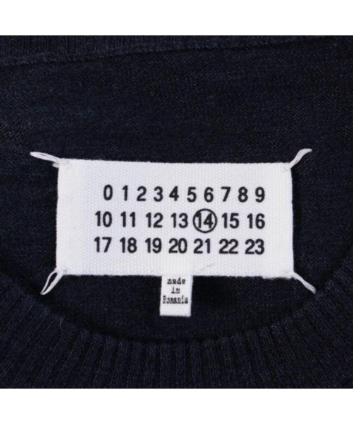 Maison Margiela（メゾンマルジェラ）ニット・セーター 紺 サイズ:S 