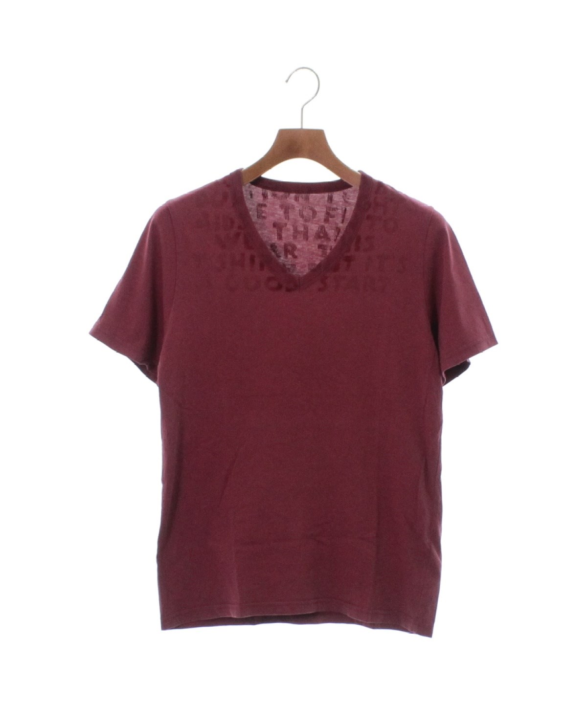 Maison Margiela（メゾンマルジェラ）Tシャツ・カットソー 赤 サイズ:S