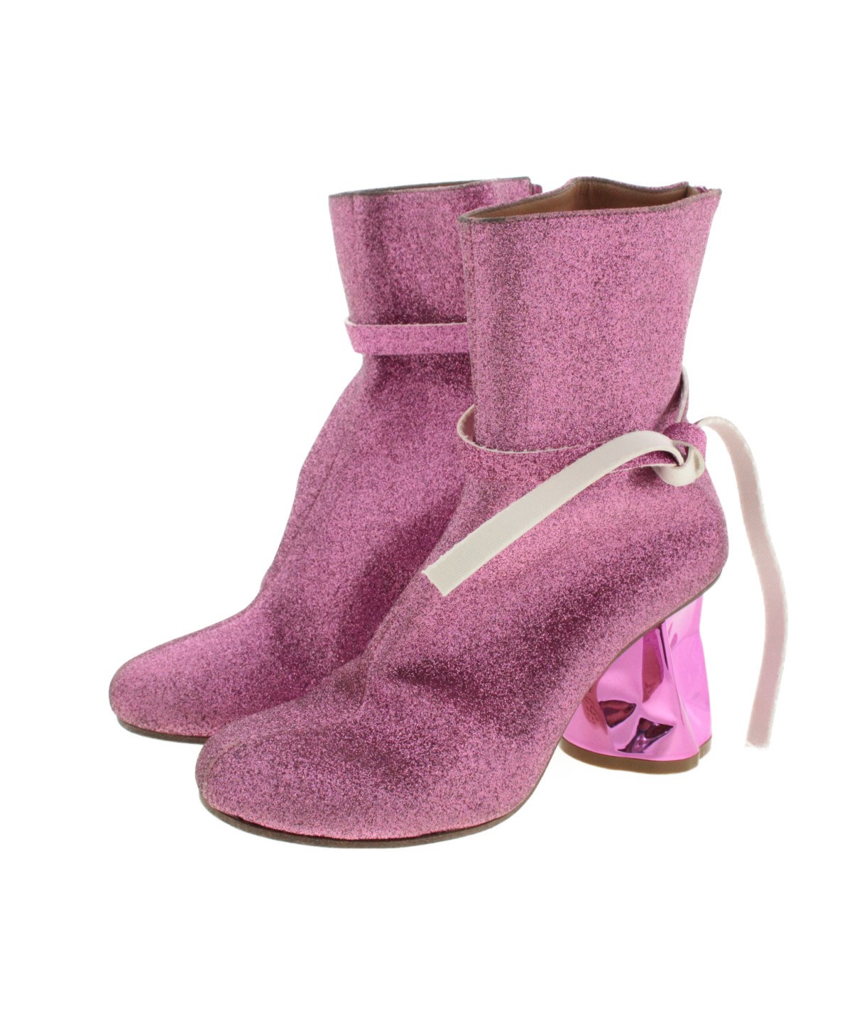 Maison Margiela（メゾンマルジェラ）ブーツ ピンク サイズ:EU35(21.5