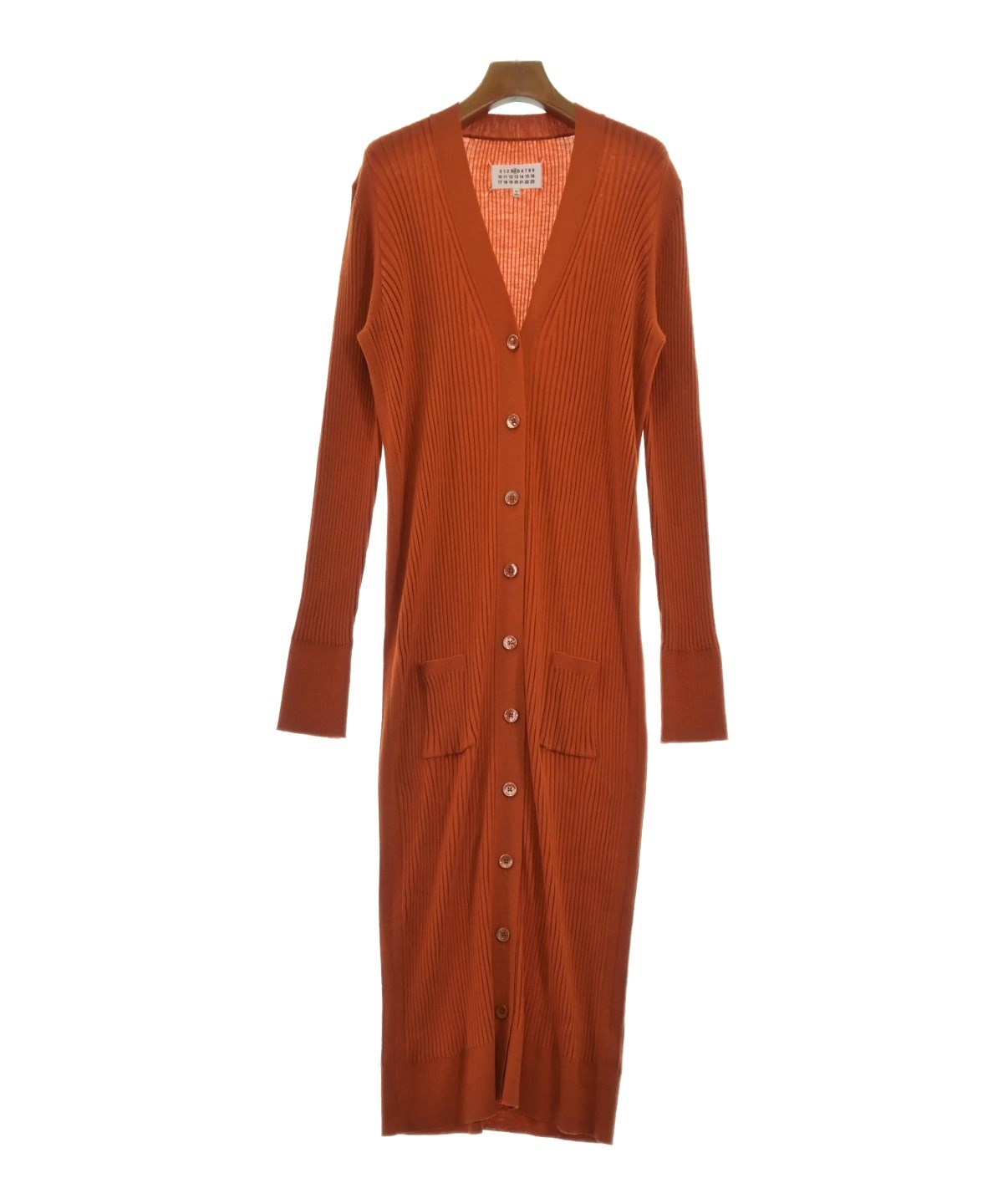 マルジェラ　カーディガン　オレンジ　XS Maison Margiela（メゾンマルジェラ）カーディガン オレンジ