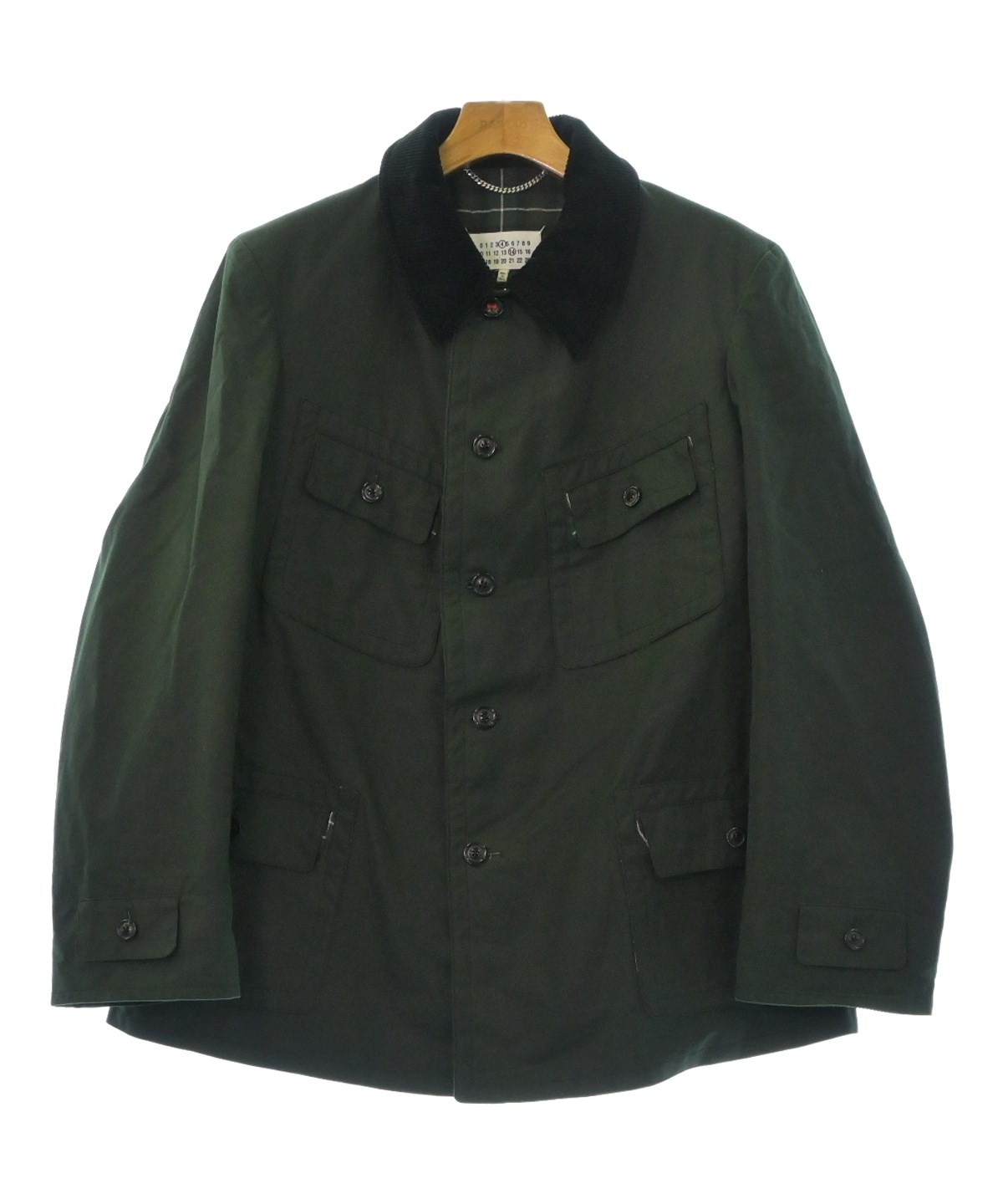 Maison Martin Margielaマフラー　ポケット　ウール　カーキ Maison Martin Margielaマフラー ポケット ウール カーキ Maison