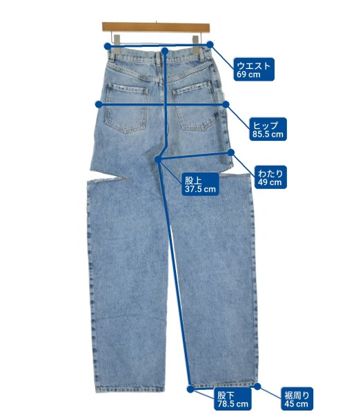 Maison Margiela（メゾンマルジェラ）デニムパンツ 青 サイズ:40(M位) レディース/2200461703016