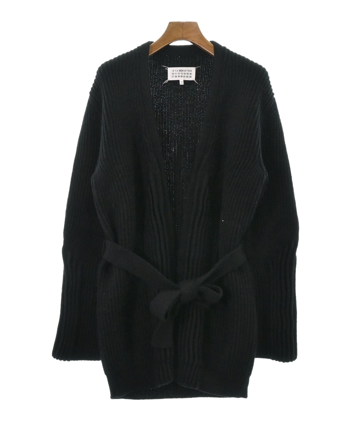 Maison Margiela 黒カーディガン Lサイズ Maison Margiela（メゾンマルジェラ）カーディガン 黒 サイズ:S