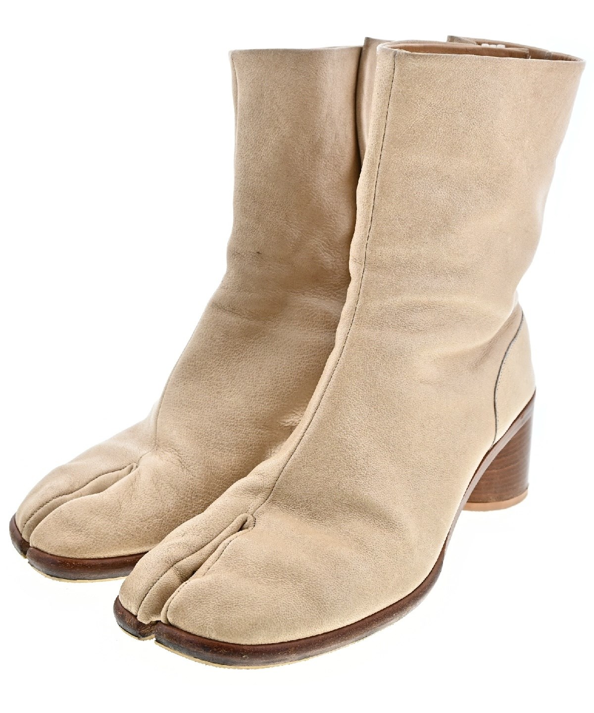 Maison Margiela ベージュブーツ 38.5 Maison Margiela（メゾンマルジェラ）ブーツ ベージュ サイズ:EU43