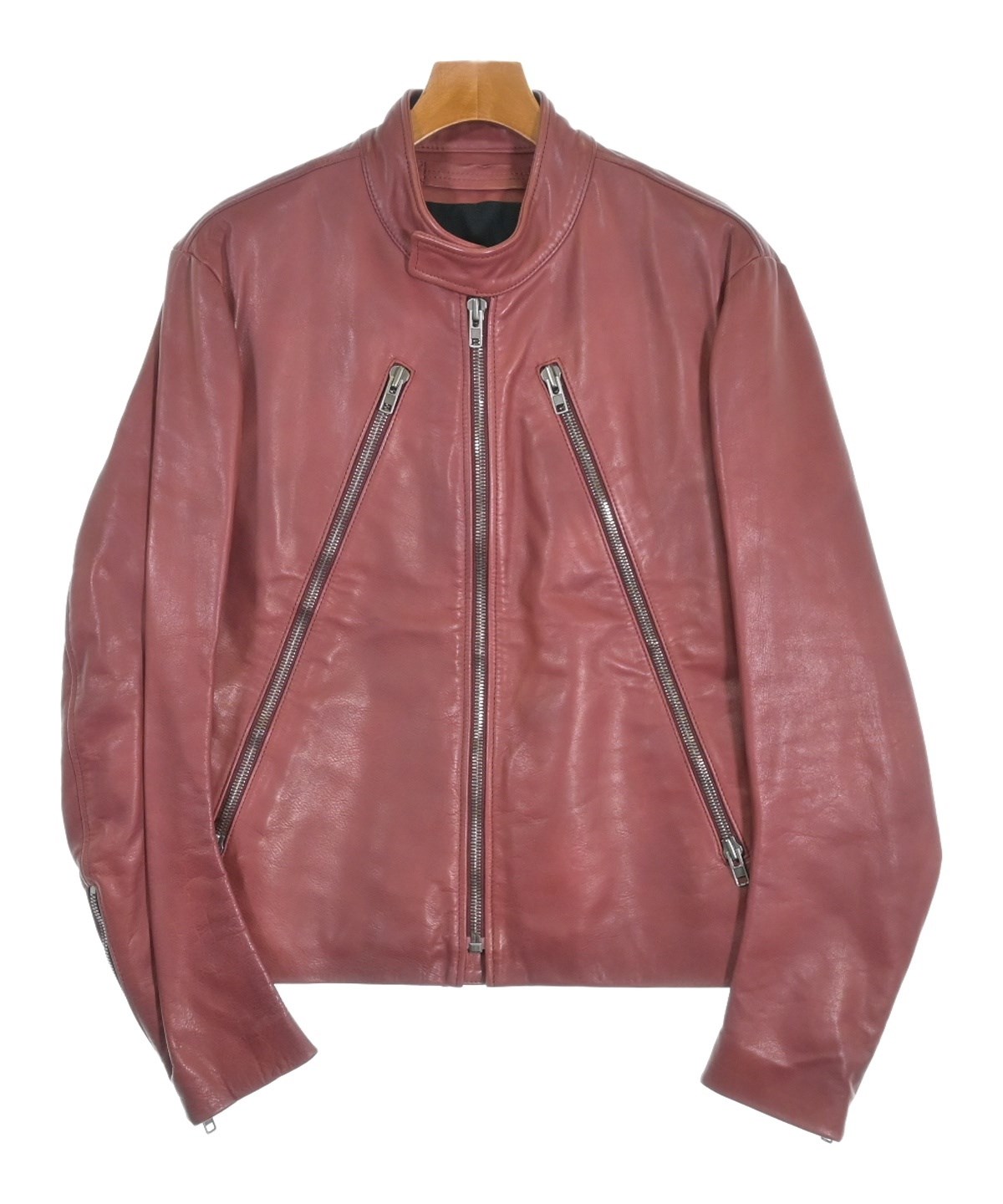 Maison Margiela（メゾンマルジェラ）ライダース 赤 サイズ:46(M位
