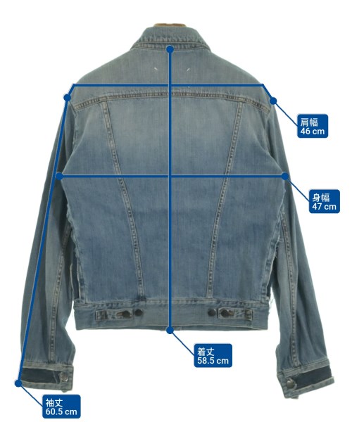 Maison Margiela（メゾンマルジェラ）デニムジャケット 青 サイズ:36(XS位) レディース/2200635117021