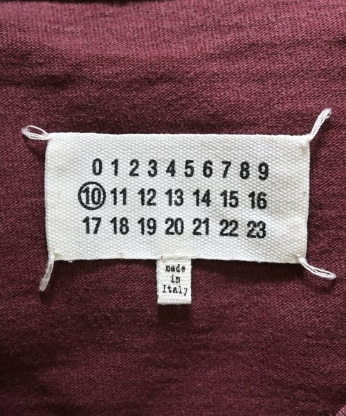 Maison Margiela（メゾンマルジェラ）Tシャツ・カットソー 赤 サイズ:46(M位) メンズ/2200635433114