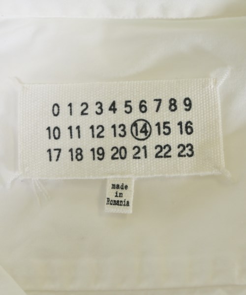 Maison Margiela（メゾンマルジェラ）カジュアルシャツ 白 サイズ:46(M位) メンズ/2200635504050