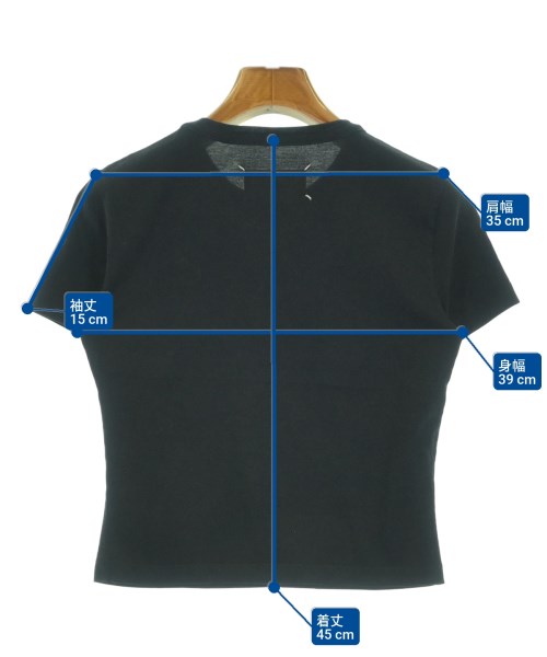 Maison Margiela（メゾンマルジェラ）Tシャツ・カットソー 黒 サイズ:S レディース/2200635879011