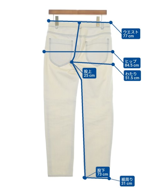 Maison Margiela（メゾンマルジェラ）デニムパンツ 白 サイズ:44(S位) メンズ/2200635177018