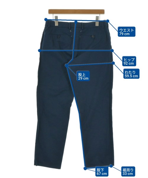 Maison Margiela（メゾンマルジェラ）チノパン 紺 サイズ:46(M位) メンズ/2200637235174