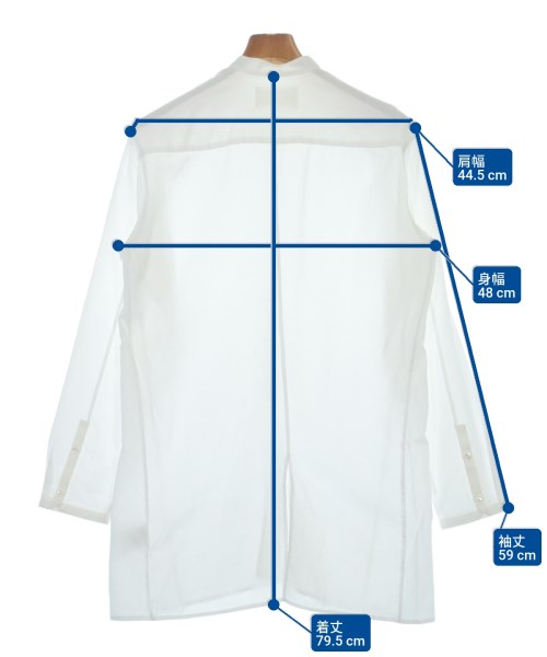 Maison Margiela（メゾンマルジェラ）カジュアルシャツ 白 サイズ:44(S位) メンズ/2200637453080