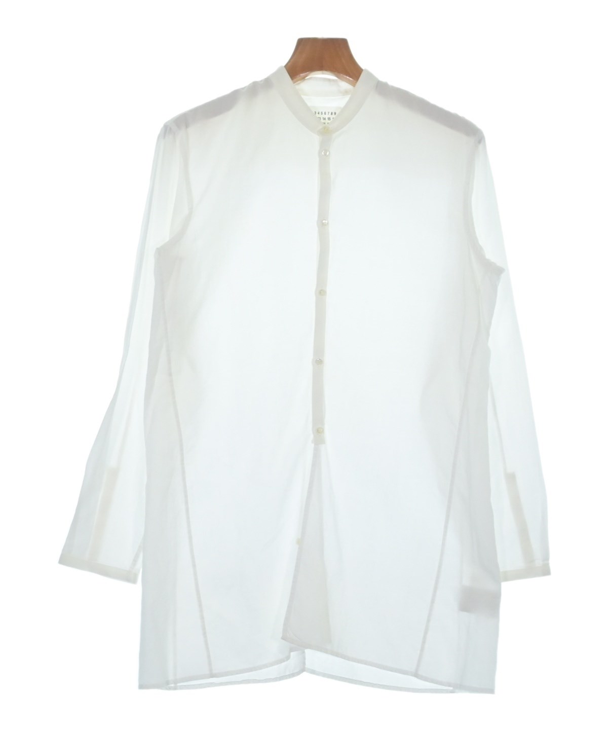 Maison Margiela ホワイトシャツ 10aw Maison Margiela White Oxford Shirt Daily Styling -FASCINATE