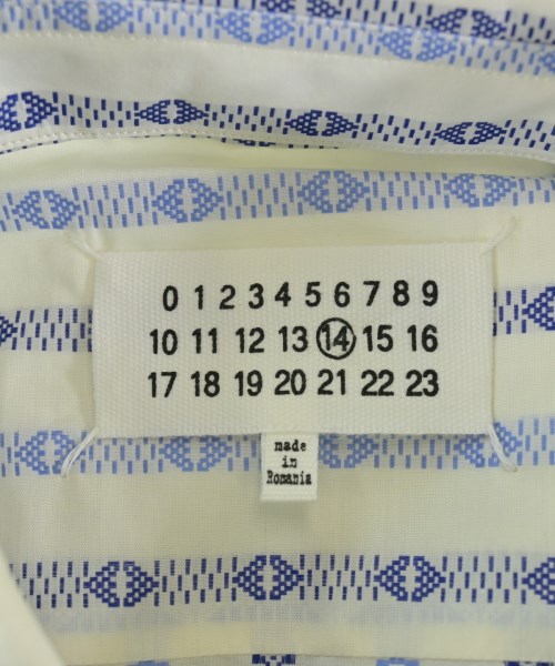 Maison Margiela（メゾンマルジェラ）カジュアルシャツ 白 サイズ:40(L位) メンズ/2200594035442