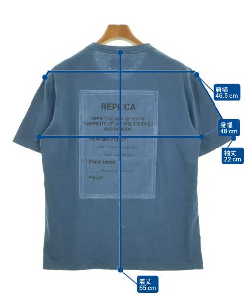 Maison Margiela（メゾンマルジェラ）Tシャツ・カットソー 青 サイズ:44(S位) メンズ/2200594329244