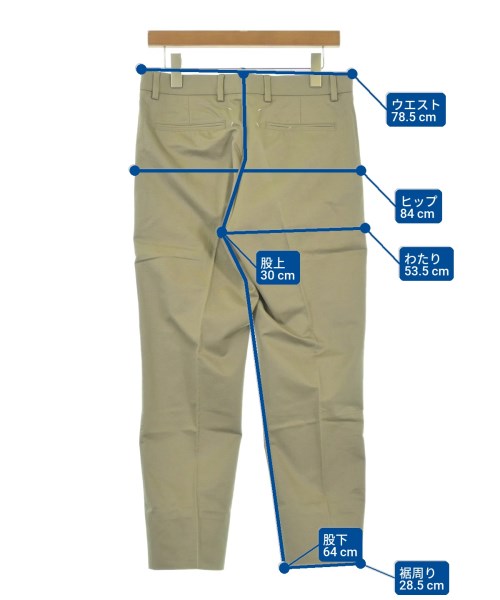 Maison Margiela（メゾンマルジェラ）スラックス ベージュ サイズ:46(M位) メンズ/2200594329824