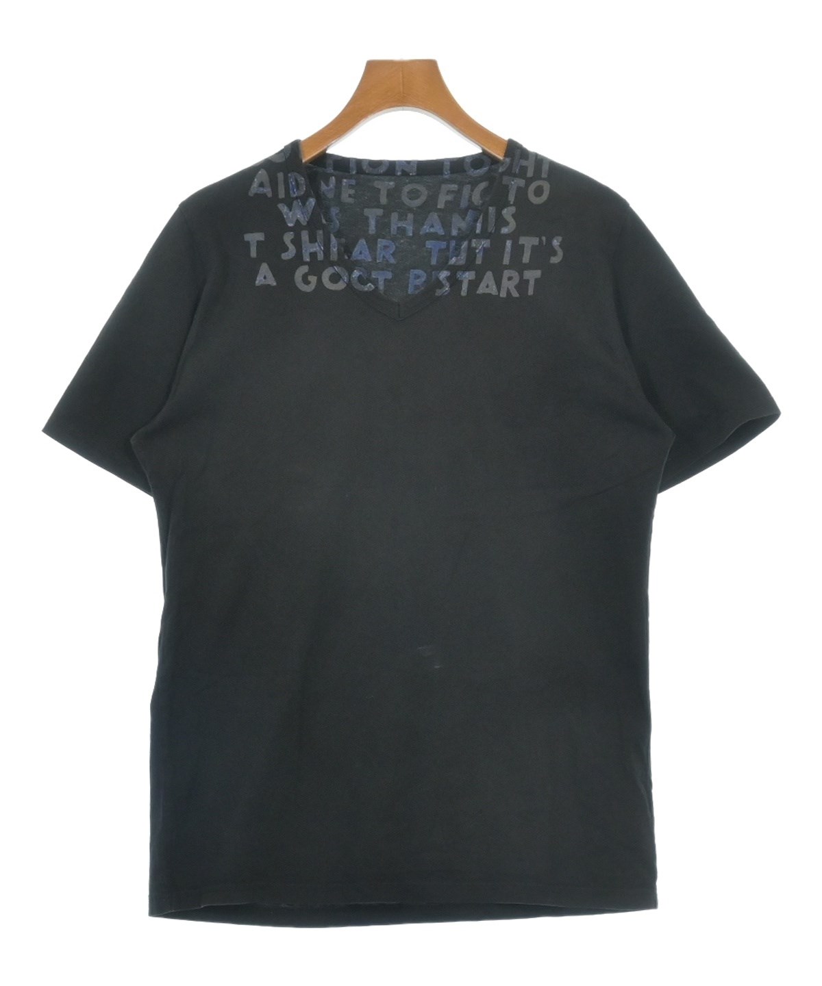 Maison Margiela メゾンマルジェラ Tシャツ・カットソー メンズ 【古着】【中古】 Maison Margiela（メゾンマルジェラ）Tシャツ・カットソー 黒 サイズ:L