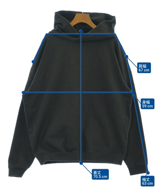 Maison Margiela（メゾンマルジェラ）パーカー 黒 サイズ:S メンズ/2200637833066