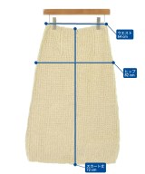 Maison Margiela（メゾンマルジェラ）ひざ丈スカート 黄 サイズ:S レディース/2200637967020