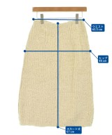 Maison Margiela（メゾンマルジェラ）ひざ丈スカート 黄 サイズ:S レディース/2200637967037