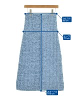 Maison Margiela（メゾンマルジェラ）ひざ丈スカート 青 サイズ:S レディース/2200637967044