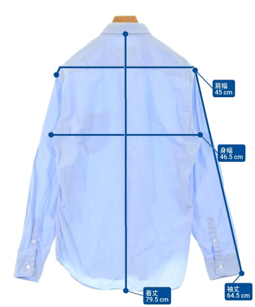 Maison Margiela（メゾンマルジェラ）カジュアルシャツ 青 サイズ:40(L位) メンズ/2200637774116