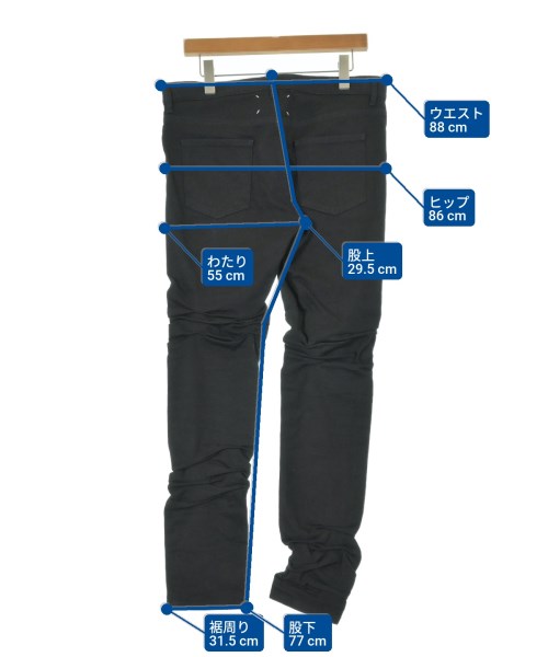 Maison Margiela（メゾンマルジェラ）デニムパンツ 黒 サイズ:34(XL位) メンズ/2200638408034