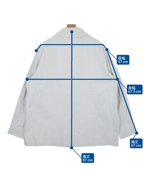 Maison Margiela（メゾンマルジェラ）デニムジャケット グレー サイズ:42(XL位) メンズ/2200638603026