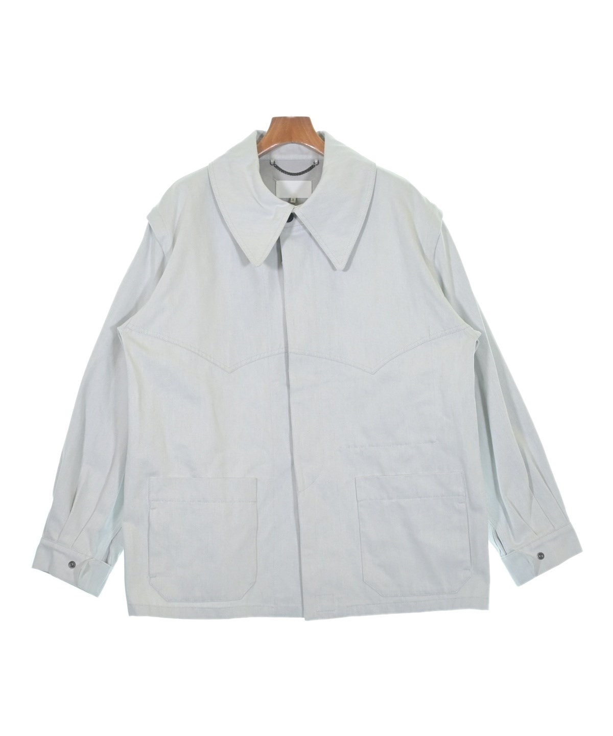 メゾンマルジェラ　maison margiela デニムジャケット 38 Maison Margiela（メゾンマルジェラ）デニムジャケット グレー サイズ