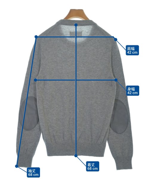 Maison Margiela（メゾンマルジェラ）ニット・セーター グレー サイズ:S メンズ/2200639051031