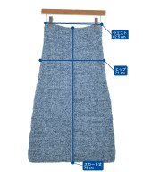 Maison Margiela（メゾンマルジェラ）ひざ丈スカート 青 サイズ:XS レディース/2200639558028