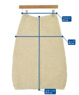 Maison Margiela（メゾンマルジェラ）ひざ丈スカート ベージュ サイズ:XS レディース/2200639558059