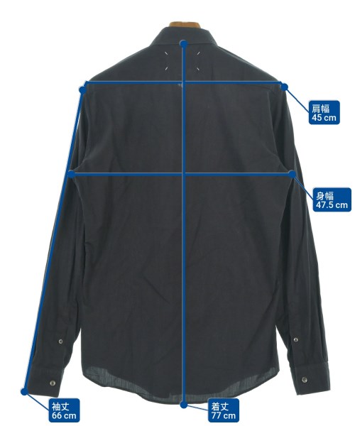 Maison Margiela（メゾンマルジェラ）カジュアルシャツ 紺 サイズ:46(M位) メンズ/2200626115166