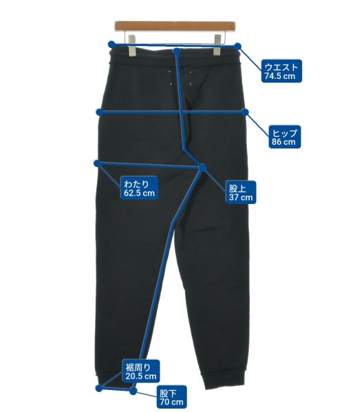 Maison Margiela（メゾンマルジェラ）スウェットパンツ 黒 サイズ:44(S位) メンズ/2200626115401