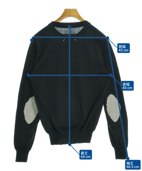 Maison Margiela（メゾンマルジェラ）ニット・セーター 黒 サイズ:S メンズ/2200639900018