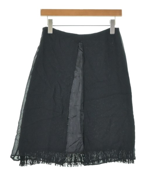 Maison Margiela（メゾンマルジェラ）ひざ丈スカート 黒 サイズ:38(S位) レディース/2200629680036