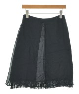 Maison Margiela（メゾンマルジェラ）ひざ丈スカート 黒 サイズ:38(S位) レディース/2200629680036