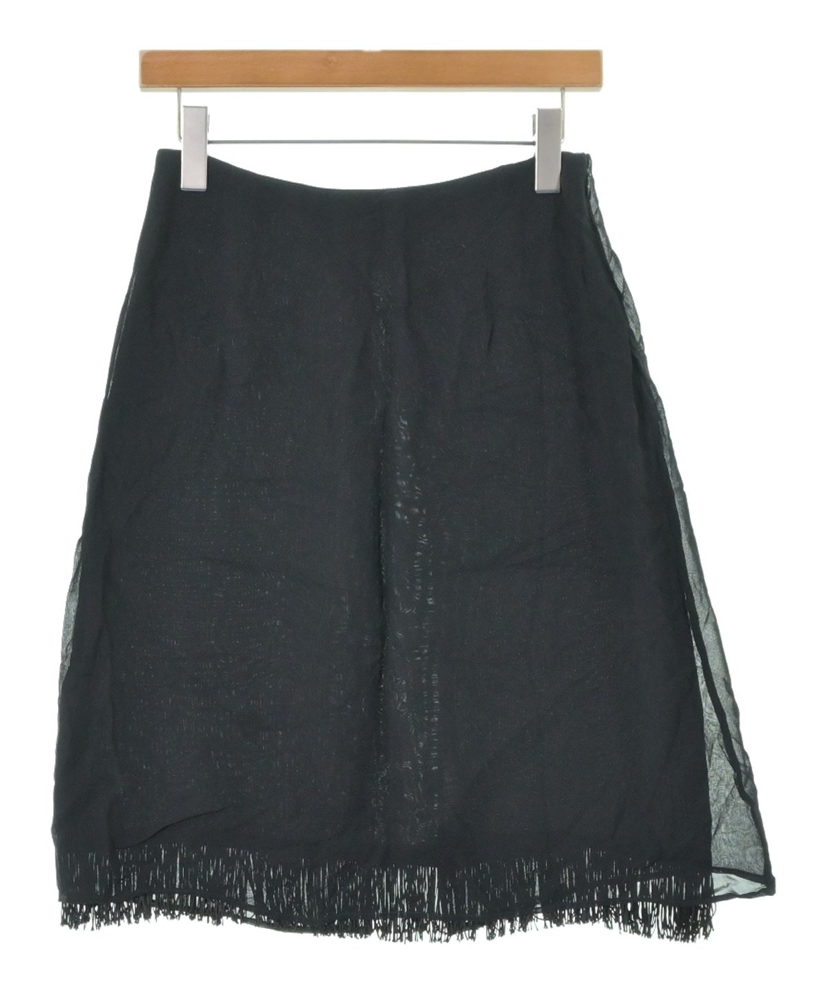 Maison Margiela メゾンマルジェラ ひざ丈スカート レディース 【古着】【中古】 Maison Margiela（メゾンマルジェラ）ひざ丈スカート 黒 サイズ:38(S位