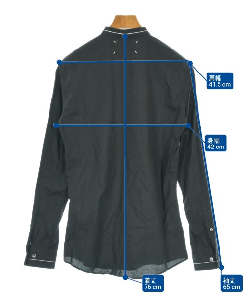 Maison Margiela（メゾンマルジェラ）カジュアルシャツ 黒 サイズ:46(M位) メンズ/2200626043209