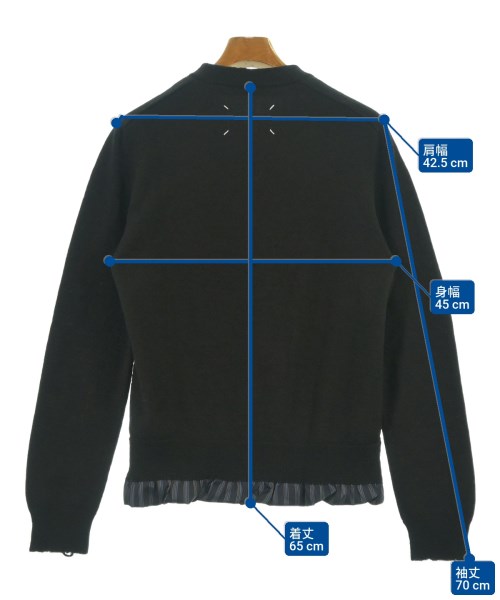 Maison Margiela（メゾンマルジェラ）ニット・セーター 黒 サイズ:S メンズ/2200627000171