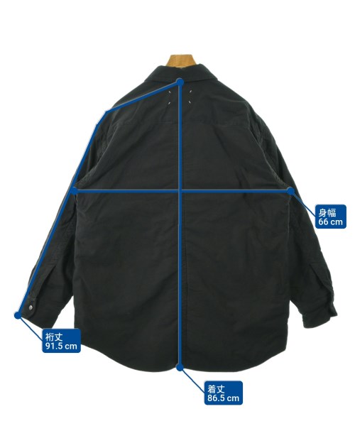 Maison Margiela（メゾンマルジェラ）カジュアルシャツ 黒 サイズ:44(S位) メンズ/2200640684013