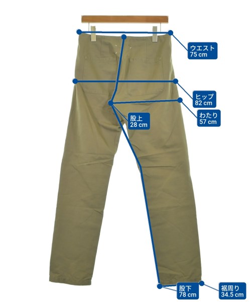 Maison Margiela（メゾンマルジェラ）チノパン カーキ サイズ:44(S位) メンズ/2200630866139