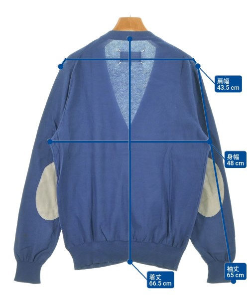 Maison Margiela（メゾンマルジェラ）カーディガン 青 サイズ:M メンズ/2200642490087