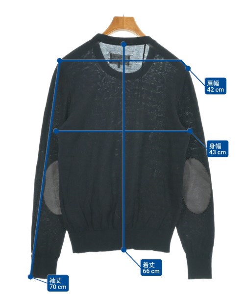 Maison Margiela（メゾンマルジェラ）ニット・セーター 黒 サイズ:S メンズ/2200629750036