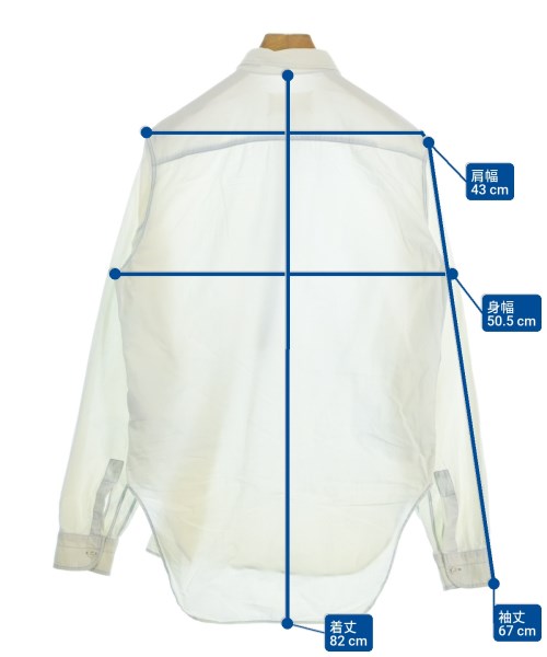 Maison Margiela（メゾンマルジェラ）カジュアルシャツ 白 サイズ:46(M位) メンズ/2200642895073