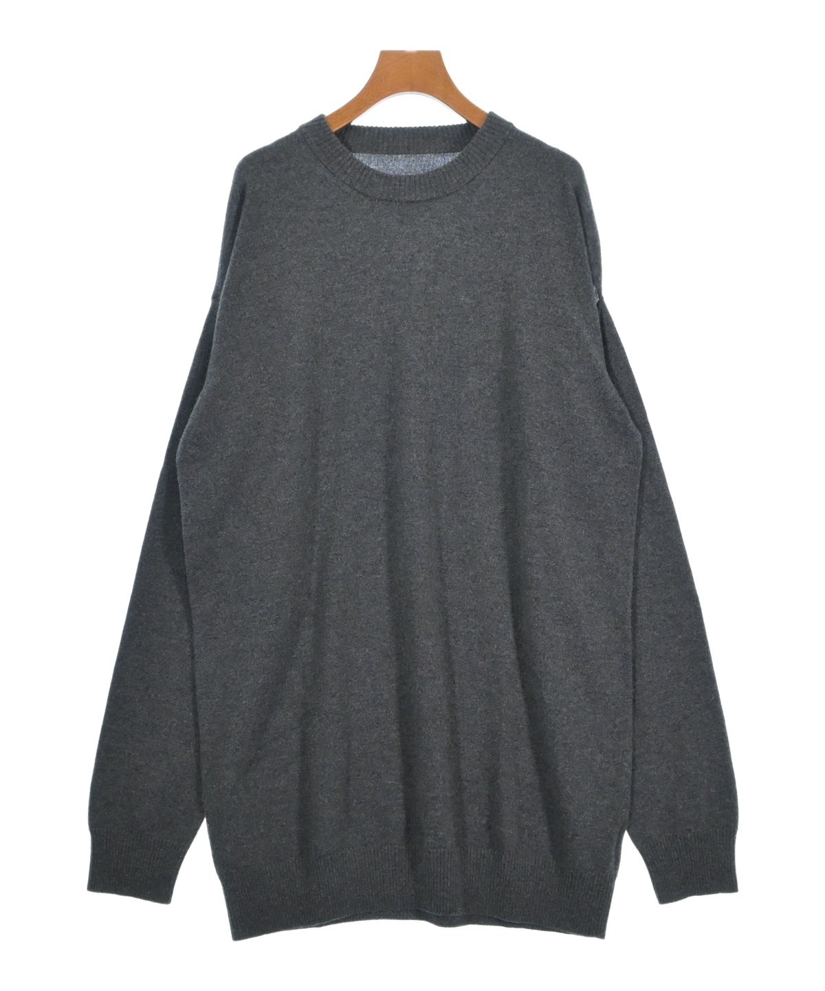 マルジェラ クラシック無地スセーター　チャコールグレー Maison Margiela（メゾンマルジェラ）ニット・セーター グレー サイズ