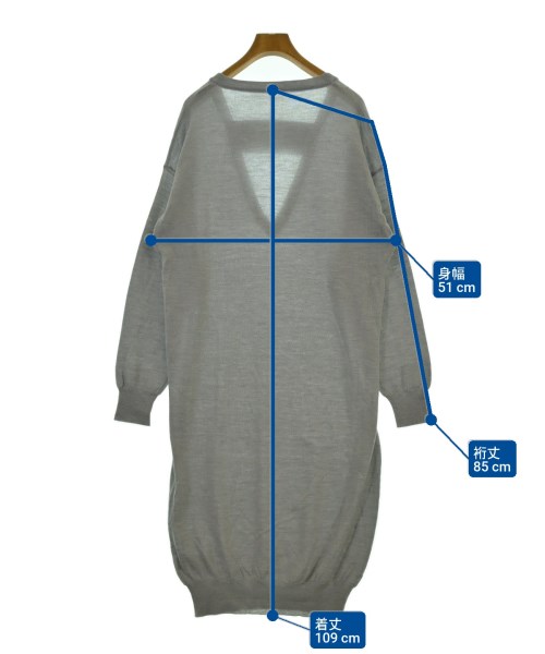Maison Margiela（メゾンマルジェラ）ワンピース グレー サイズ:S レディース/2200629491168