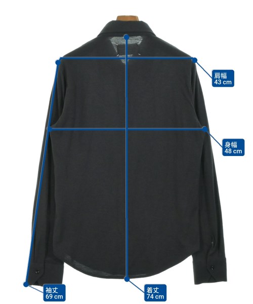 Maison Margiela（メゾンマルジェラ）カジュアルシャツ 黒 サイズ:3(L位) メンズ/2200633034276