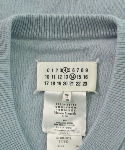 Maison Margiela（メゾンマルジェラ）ニット・セーター 青 サイズ:M メンズ/2200640089139